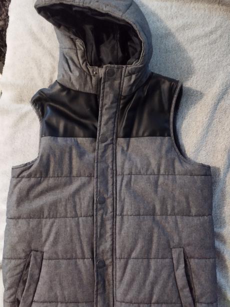 Prešívaná vesta s koženkou, 158