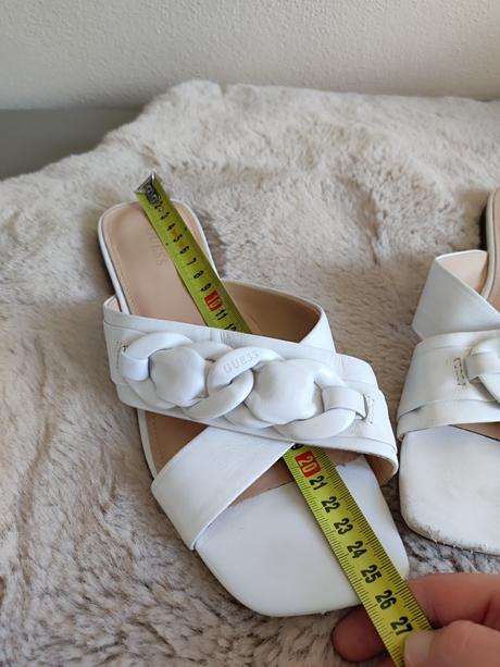 Dámske kožené šľapky, guess,39