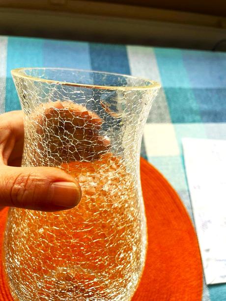 Luxusná vysoká váza bohemia, 