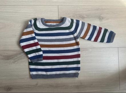 Farebny svetrik, h&m,74