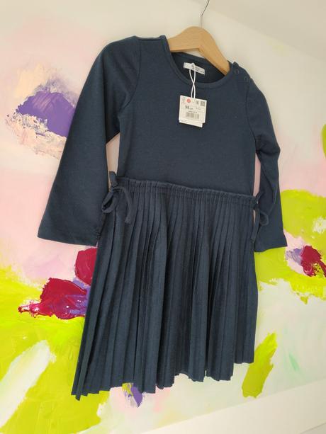 Tmavomodre bavlnené saty reserved, vel. 98, reserved,98