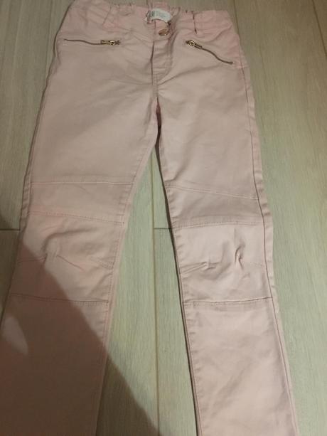 Nohavice slim, h&m,128