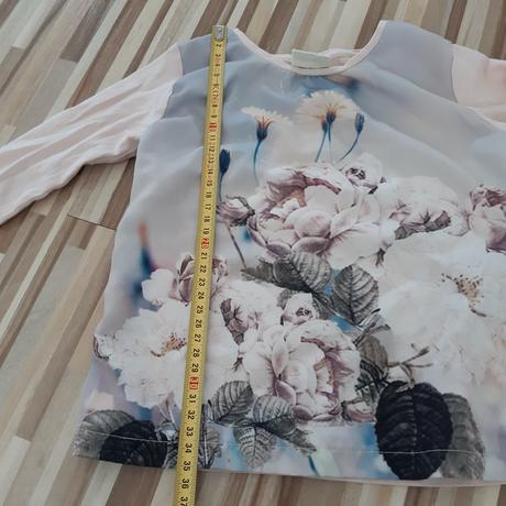 Romantické tričenko, zara,104