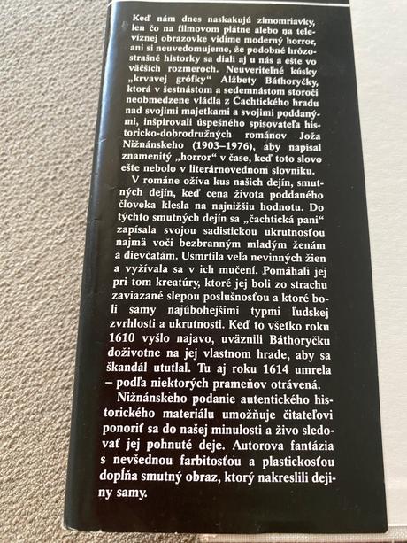 Čachtická pani jožo nižnánsky, 