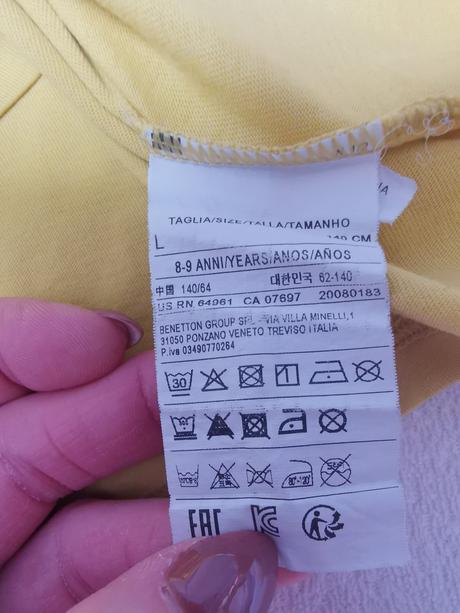 Dievčenské tričko benetton, č. 140, benetton,140
