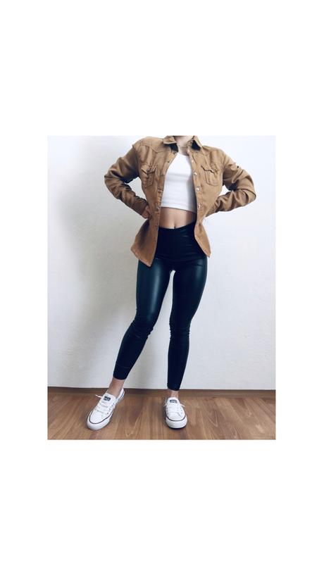 Semišová teplá košeľa, h&m,s