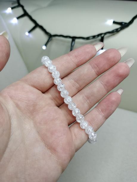 Handmade náramok z krištáľu, 
