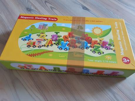 Drevený magnetický vláčik, 