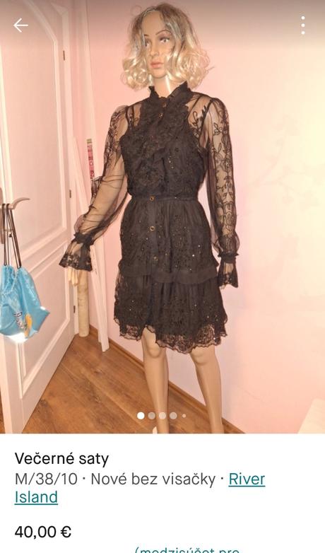 Večerné saty, river island,m