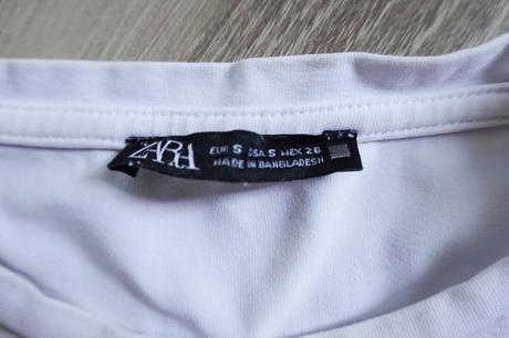Biele bavlnené tričká zara, zara,s