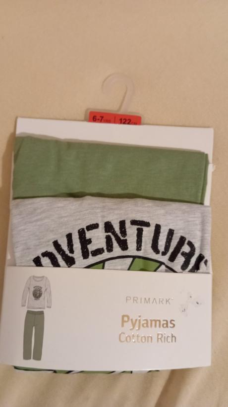 Pyžamo, primark,122