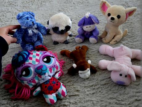 Plysove hracky 7kusov,