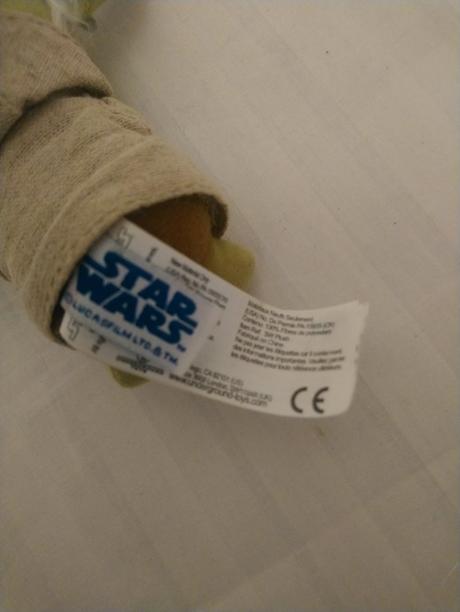 Plyšový prívesok star wars yoda, 13 cm,