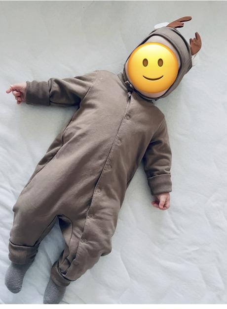 Hnedy bavlneny overal s ciapkou lindex, lindex,68