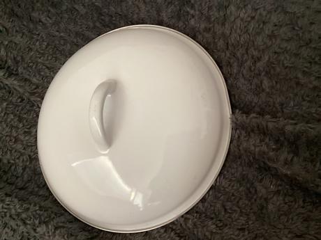 Biela smaltovaná pokrievka,, 