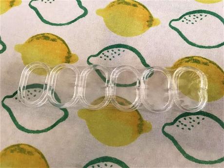 Impregnovaný záves do sprchy/vany s úchytkami, 