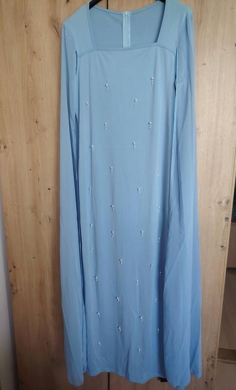 Krasne spolocenske saty s perlickami l a xl, l / xl