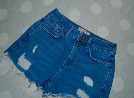 Riflové šortky na 11 rokov, new look,146