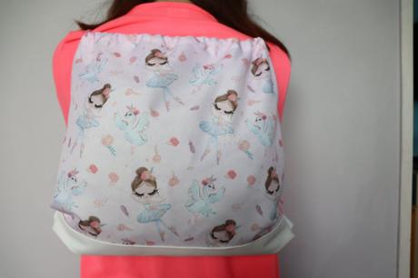 Nepremokavý batôžtek s baletkami, 