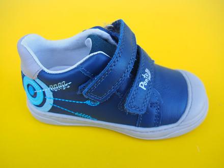 Detské kožené topánky ponte royal blue, 22 - 27