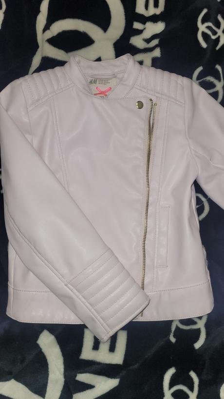 Koženková bunda, h&m,128
