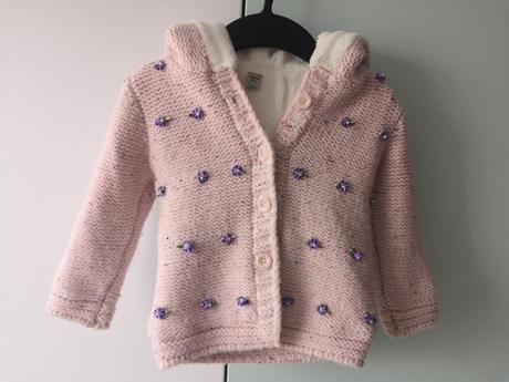 Teply pleteny svetrik, velkost 74, 74