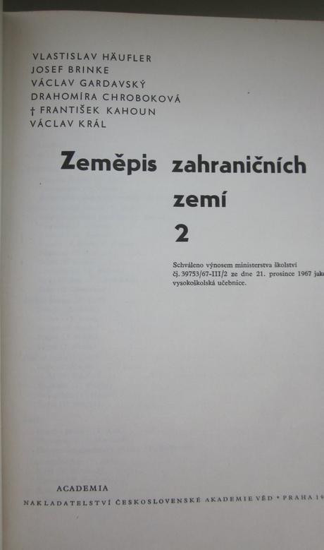 Knihy zemepis zahranicních zemí i a ii (2ks), 