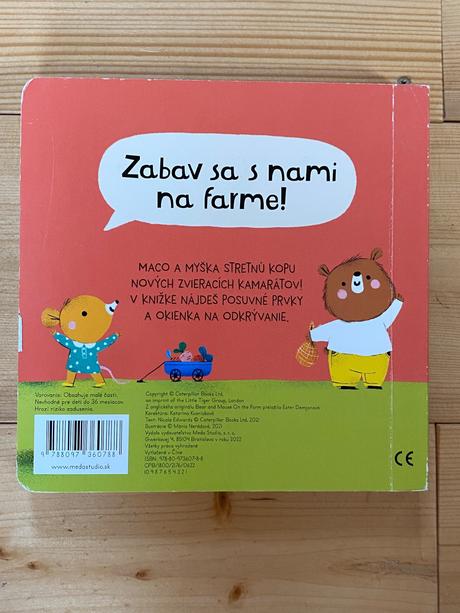 Kniha maco a myska na farme, 