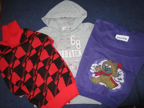 2314. pulóver a mikiny 3 ks, 140–152