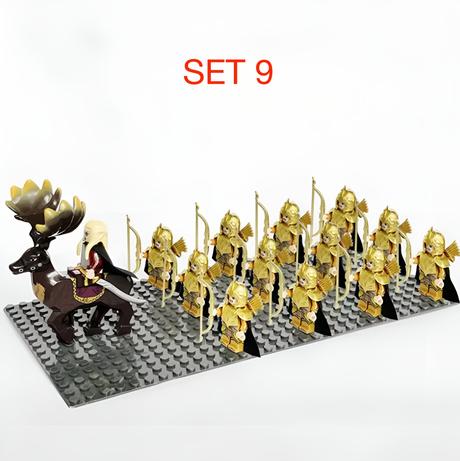 Figúrky pán prsteňov 5 typ lego, nové,