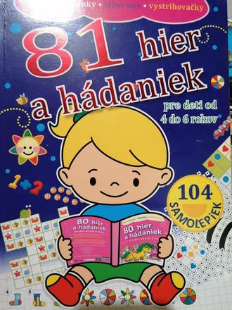 81 hier a hádaniek omaľovánka, vystrihovacka, 