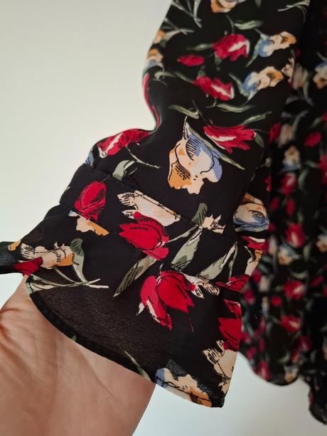 Kvetované košeľové šaty zara, zara,l