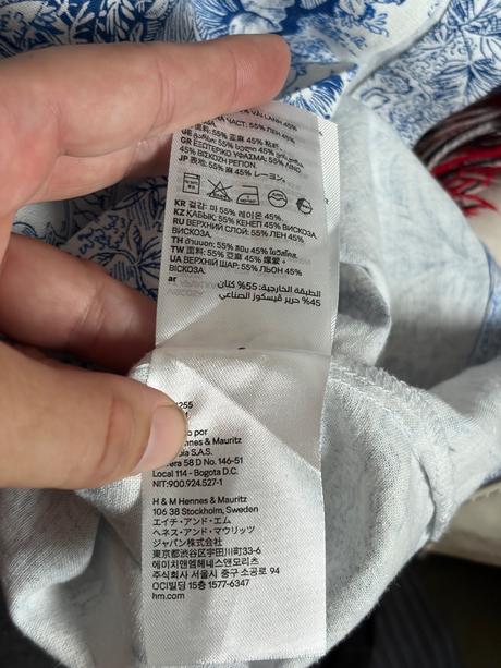 Hm viralne lanove saty velk 40 kvety zvierata, h&m,40