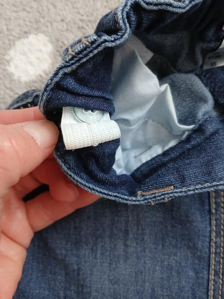 Riflová sukňa s vnútornym sťahovaním, f&f,110