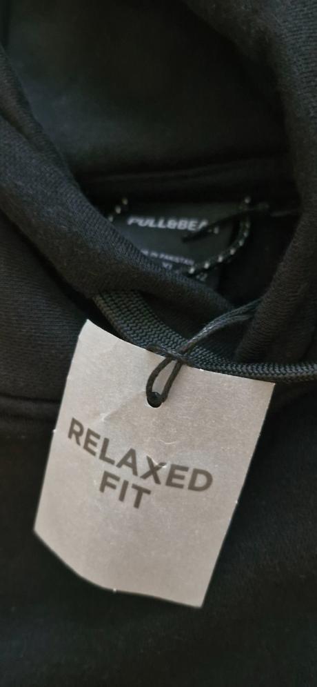 Čierna mikina, pull&bear,xl