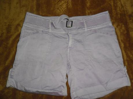 Fialové šortky, amisu,38