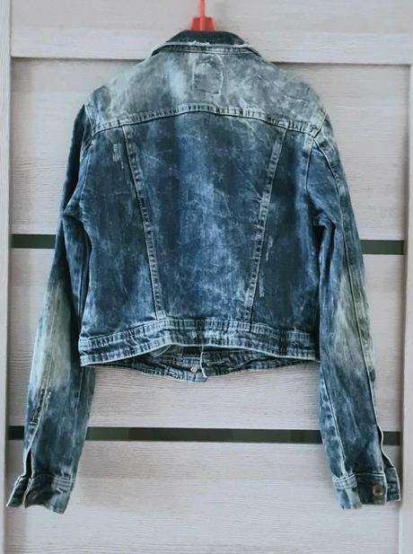 Riflová bunda bershka, bershka,m