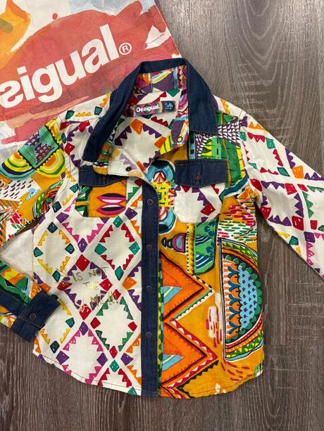 Desigual štylova košela na 5-6 rokov, desigual,110