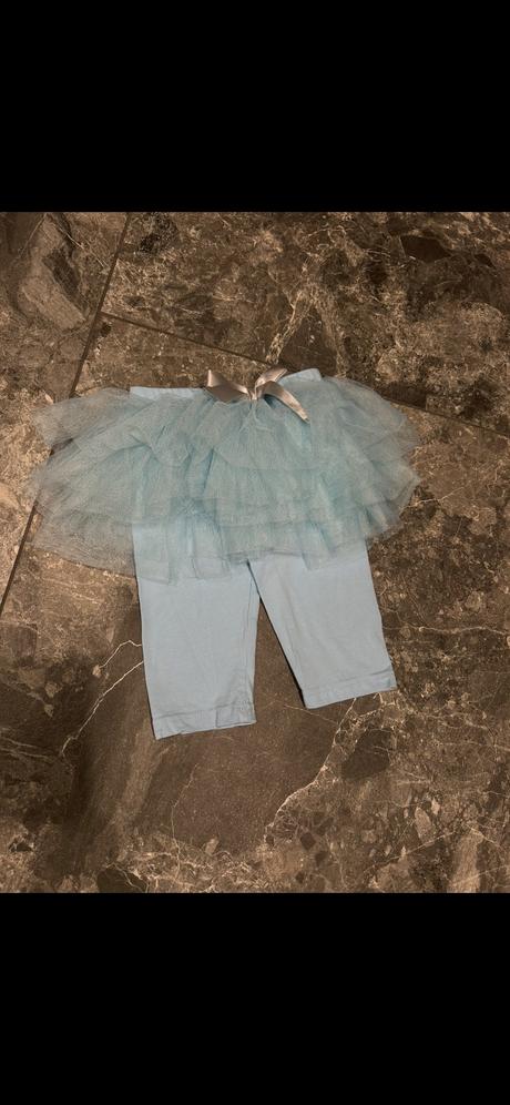 3/4 legíny s tylovou sukňou, 98