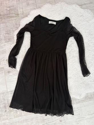 Čierne šaty h&m 146/152, h&m,146 / 152