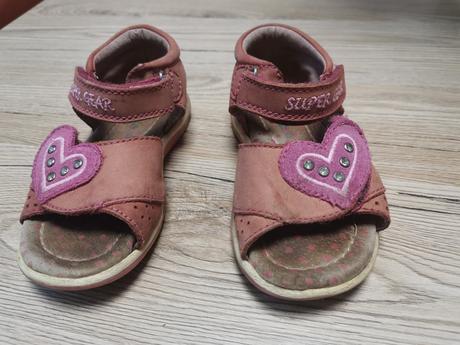 Kožené sandálky, super gear,25