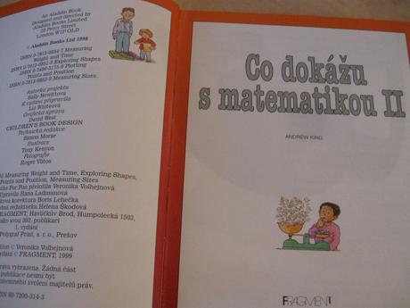 Knižka čo dokážem s matematikou - kniha v češtine,