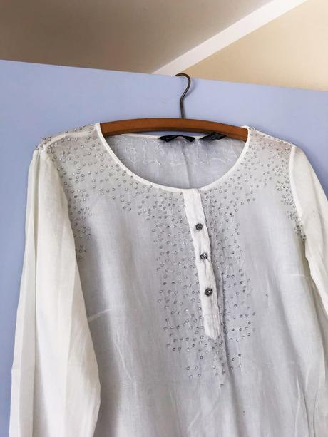 Batistová košeľa/tunika s/m, m