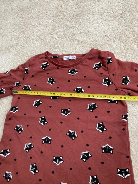 Mikinové šaty / predĺžená mikina, sinsay,104