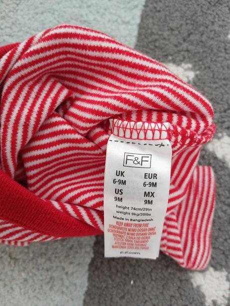 Vianocne body 74 my first christmas, f&f,74