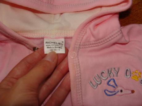 Teplá bavlnená súpravka č. 68-74, richelieu,68