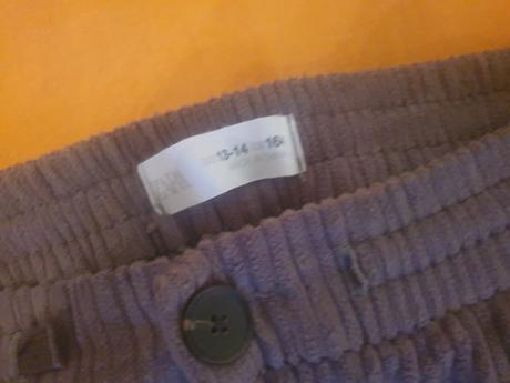 Bavlnene nohavice zara, zara,164