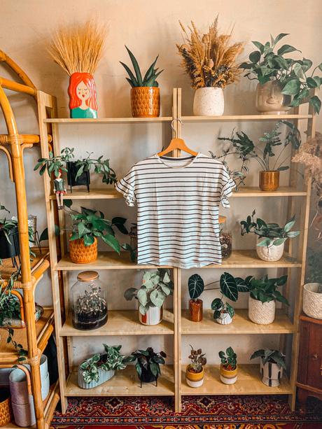 Tričko pruhované s volanmi, c&a,xs