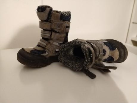 Teplé vysoké topánky veľ. 25, 25