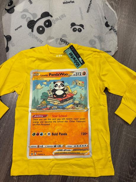 Loowfat nove chlapcenske tricko na 4-5 rokov, 104